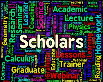 Scholars Word Meaning Learned Person And Academics