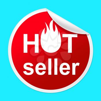 Hot Seller Sticker Showing Number One And Retail