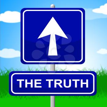 Truth Sign Meaning No Lie And Trueness