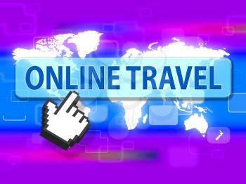 Online Travel Representing Web Site And Touring