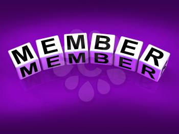 Member blocks Showing Subscription Registration and Membership