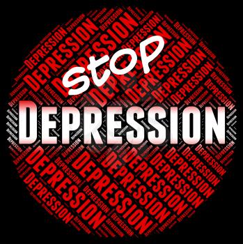 Stop Depression Meaning Warning Sign And Disturbed