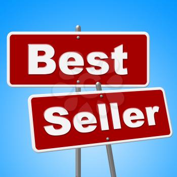 Best Seller Signs Showing Result Awards And Winning