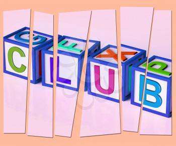 Club Letters Meaning Membership Registration And Subscription