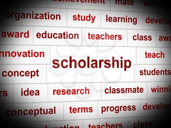 Education Scholarship Meaning Studying School And Academy