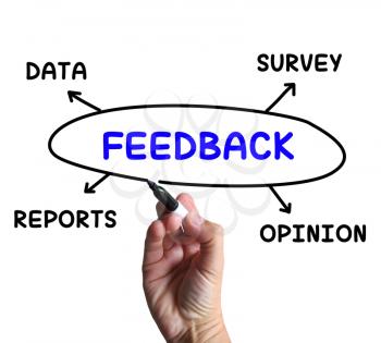 Feedback Diagram Meaning Survey Reports And Opinion