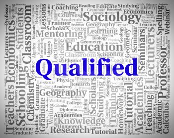 Qualified Word Meaning Proficient Adept And Skilful