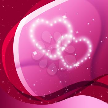 Pink Hearts Background Meaning Valentine Desire And Partner
