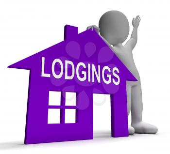 Lodgings House Meaning Place To Stay Or Live