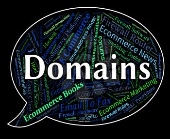 Domains Word Representing Dominion Empire And Zone