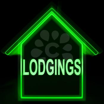 Lodgings Home Meaning Rooms Accommodation Or Vacancies