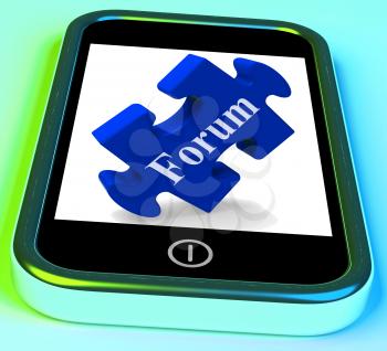Forum Smartphone Showing Website Networking And Discussion