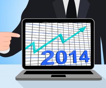 Twenty Fourteen Graph Chart Displaying Increase In 2014