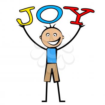 Joy Kids Representing Positive Joyful And Jubilant