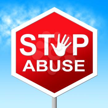 Stop Abuse Meaning Indecently Assault And Warning