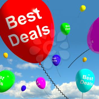 Best Deals Balloons Represents Bargains Or Discounts