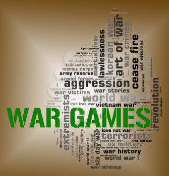 War Games Indicating Play Time And Fights