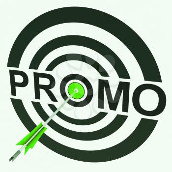 Promo Target Showing Promoted Shopping Price Sale