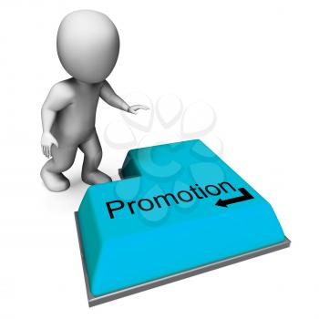 Promotion Key Showing Higher And Better Job Position