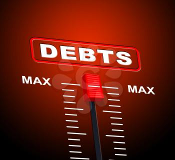 Debts Max Indicating Ceiling Greatest And Liabilities