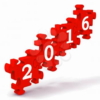 2016 Puzzle Shows Forecasting And Future Predictions