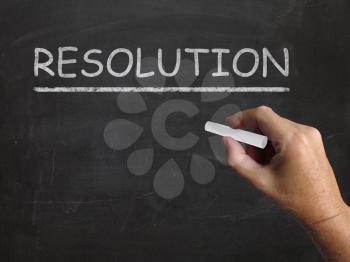 Resolution Blackboard Meaning Solution Settlement Or Outcome