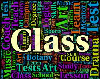 Class Word Indicating Studying Learning And Educating