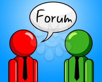 Online Forum Indicating Social Media And Conference