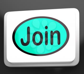 Join Button Showing Subscribing Membership Or Registration