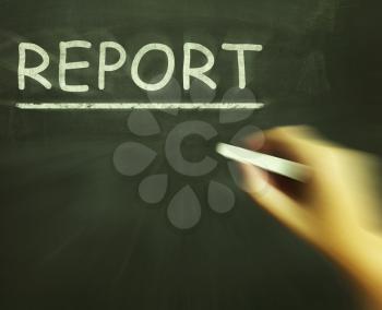Report Chalk Meaning Research Summary And Presenting Findings