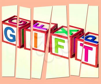 Gift Letters Meaning Giveaway Present Or Offer