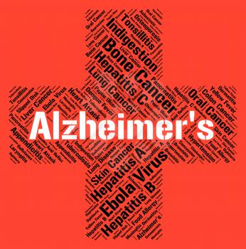 Alzheimer's Disease Representing Mental Deterioration And Attack