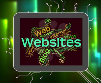 Websites Word Meaning Net Internet And Domain 