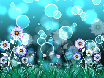 Flowers Background Meaning Growth And Beautiful Garden
