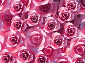 Roses Background Representing Flower Design And Romantic