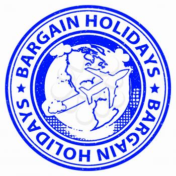 Bargain Holidays Representing Discounts Promotion And Sale