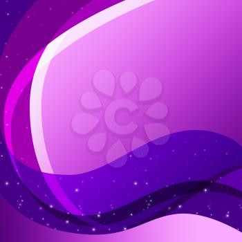 Purple Curves Background Meaning Swirly Lines And Sparkles
