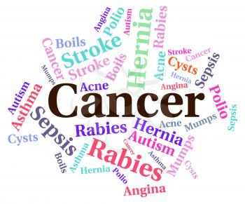 Cancer Word Meaning Malignant Growth And Disease