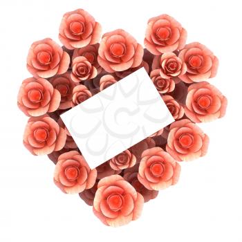 Gift Card Representing Valentines Day And Gift-Card