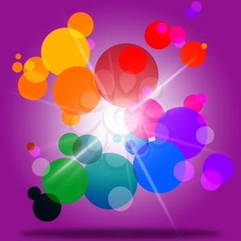 Sphere Color Meaning Backdrop Multicoloured And Design