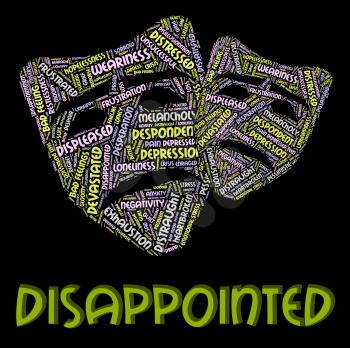 Disappointed Word Meaning Let Down And Depressed