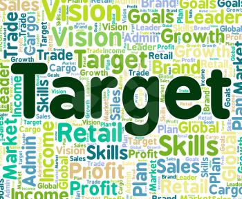 Target Word Representing Desired Result And Words