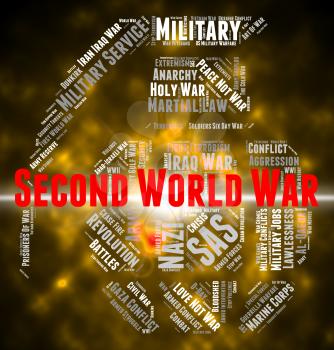 Second World War Meaning Word Wordcloud And Clash