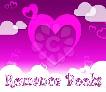 Romance Books Hearts Means In Love And Affections
