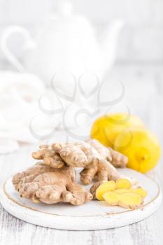 Ginger and lemons