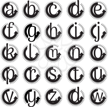 Logo set design for S letter.