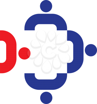 Teamwork Icon With. AI 8 Supported.