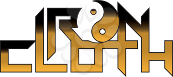 Iron Cloth Logo Concept Design. AI 8 supported.