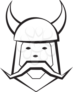 Viking Portrait Illustration. Eps 8 supported.