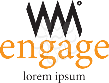 WM Logo Design Concept. Eps 8 supported.